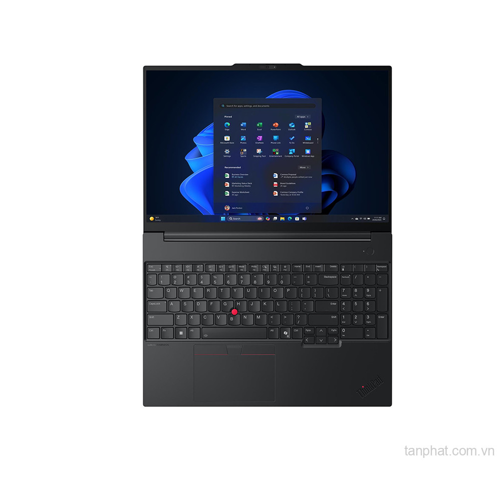 MÁY TÍNH XÁCH TAY (NB) LENOVO ThinkPad E16 Gen 3 (21SR00A6VA) U5-135H/16GD5/512GSSD/16.0WUXGA/FP/IR/Wifi6/BT/3C48/NoOS/LEDKB/2Y/ĐEN