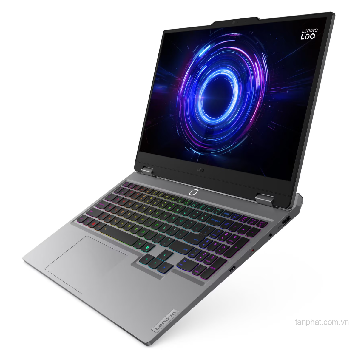 Máy tính xách tay Lenovo LOQ 15IRX10_83JE01AGVN, i7-13645HX, 16GB, 512GB SSD, RTX5050 8GB, 15.6" FHD AG 300nits 144Hz, 4C 60Wh, ax+BT, W11H 64, Xám (Luna Grey), 2Y WTY