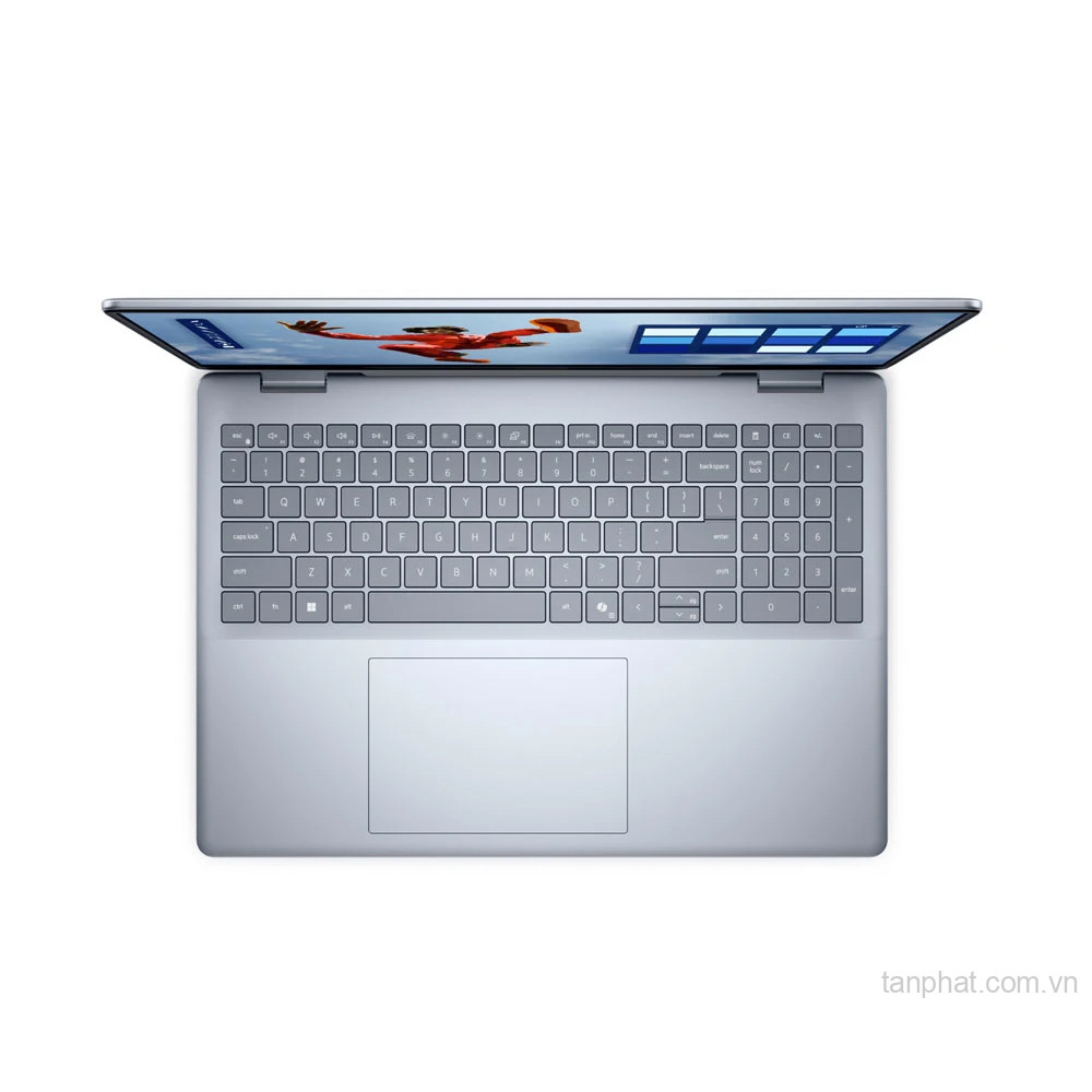 Laptop Dell 16 Plus DB16250 (Ultra 5 226V, 16GB, 1TB SSD, MX 570A, 16 inch QHD+, 120Hz, Win 11, Office, Ice Blue, Vỏ nhôm, 1Y)