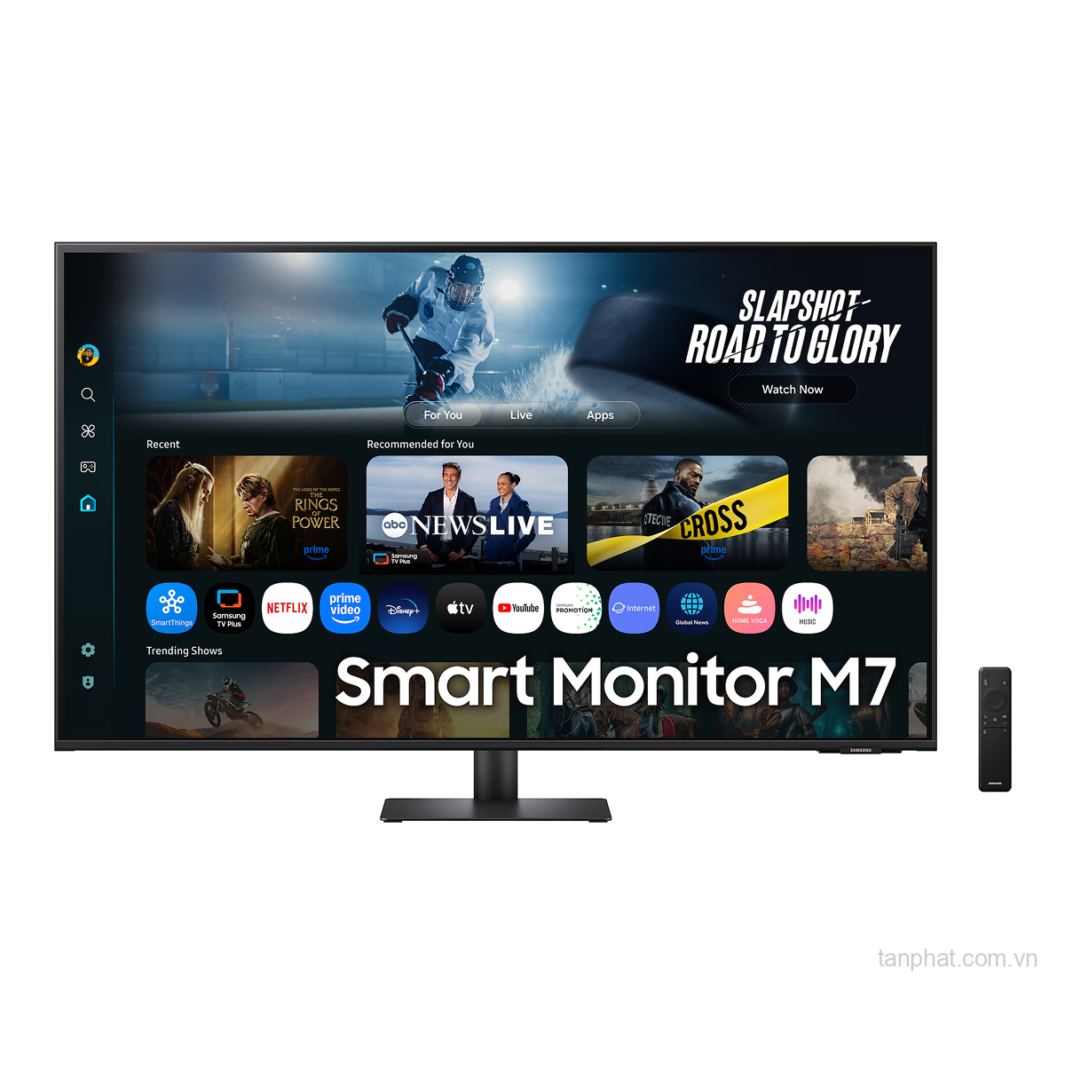 Màn hình Samsung Smart Monitor M7 M70D LS43FM702UEXXV (43 inch, 4K, VA, 60Hz, 4ms, Loa)