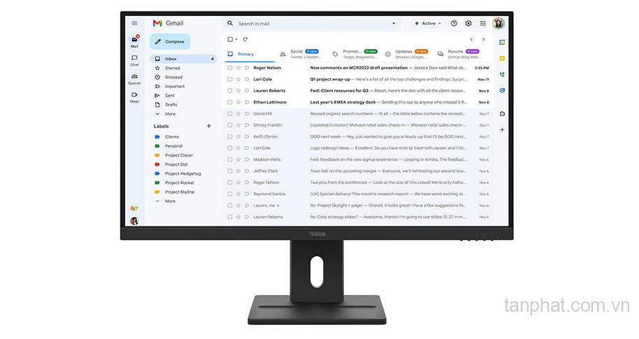 Màn hình Lenovo ThinkVision E27-40 64BCMAR4VN (27 inch, FHD, IPS, 100Hz, 4ms, Loa)