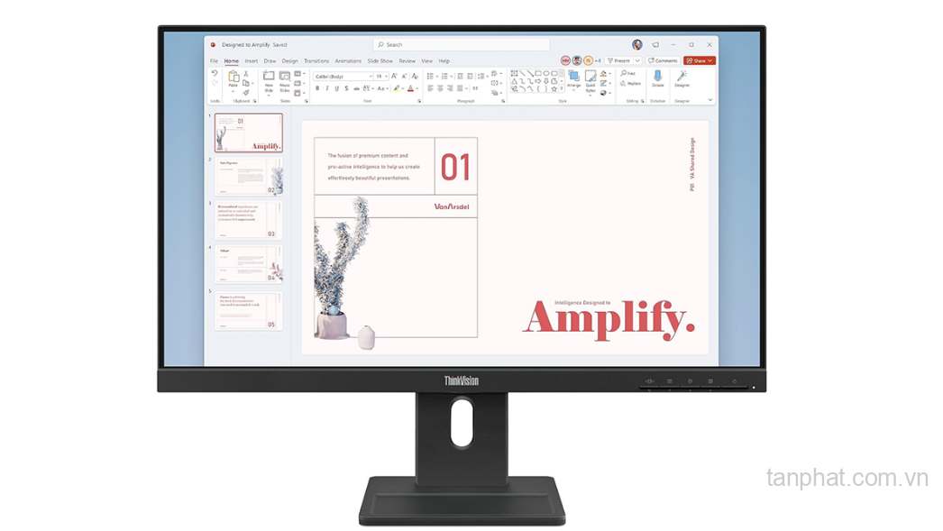 Màn hình Lenovo ThinkVision E24-40 64BAMAR1VN (23.8 inch, FHD, IPS, 100Hz, 4ms, Loa)