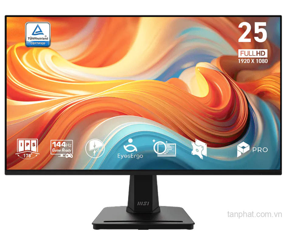 Màn hình MSI PRO MP251 E14L (24.5 inch, FHD, IPS, 144Hz, 1ms)