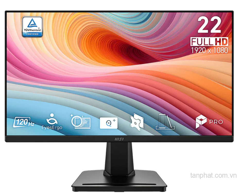 Màn hình MSI PRO MP225 E12VL (21.45 inch, FHD, VA, 120Hz, 1ms)