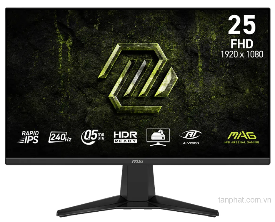 Màn hình MSI Gaming MAG 255F X24 (24.5 inch, FHD, IPS, 240Hz, 0.5ms)