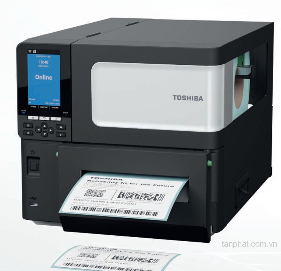 Máy in mã vạch, in tem nhãn TOSHIBA BX610T-TS02-QM-S 