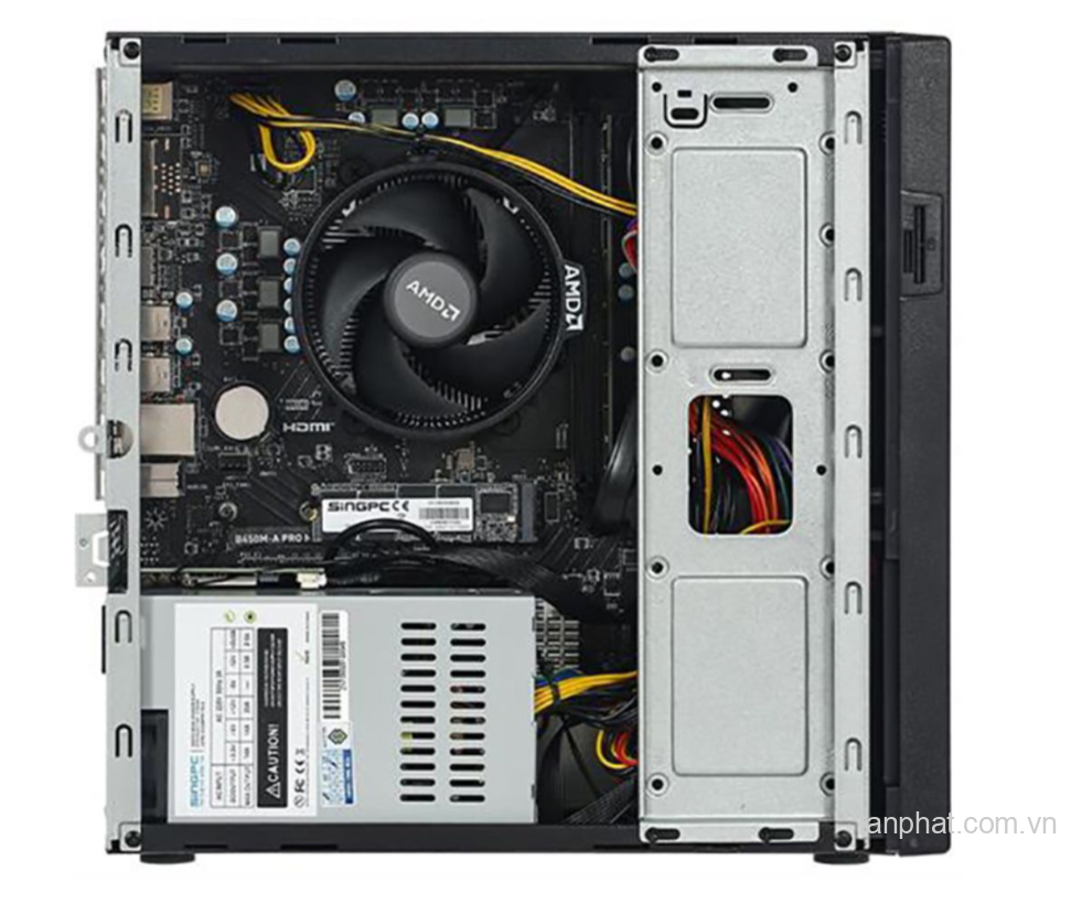 Máy tính PC SingPC R553M4905F-W (Ryzen 5 5500, 16GB, 512GB SSD, WiFi + BT, Win 11 Pro)