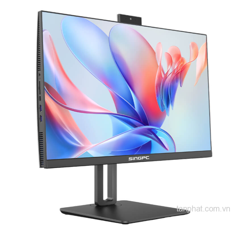Máy tính AIO SingPC M24Ei31282-W (Core i3-12100, 8GB, 256GB SSD, 23.8 inch (Màn xoay), Win 11 Pro, Trắng)