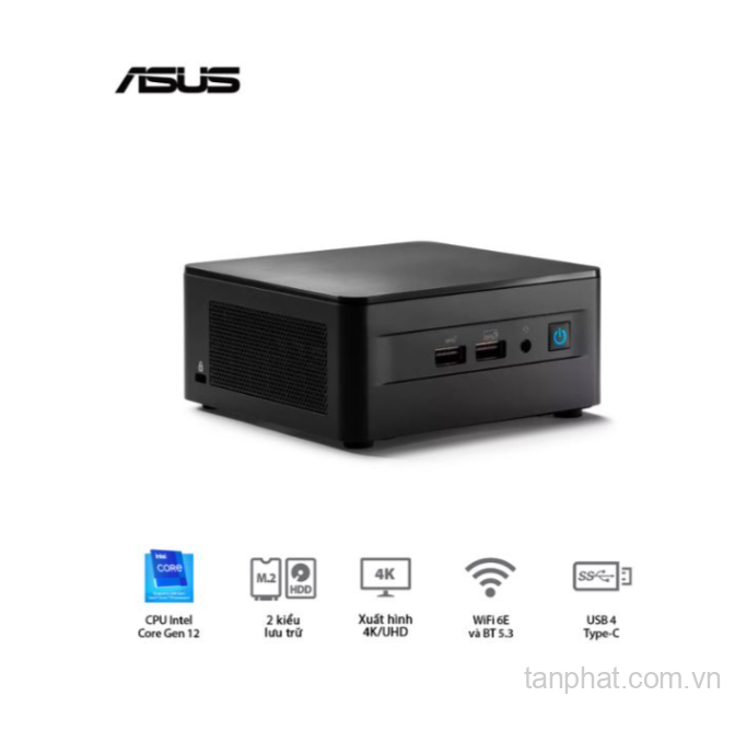 Mini PC Asus NUC 12 Pro Tall NUC12WSHI7 (Core i7-1260P, No OS)