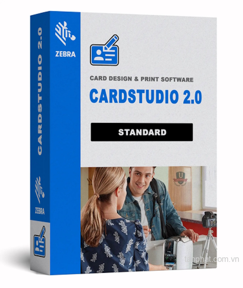 Phần mềm thiết kế và in thẻ Zebra CardStudio 2.0 Standard (Bản quyền)