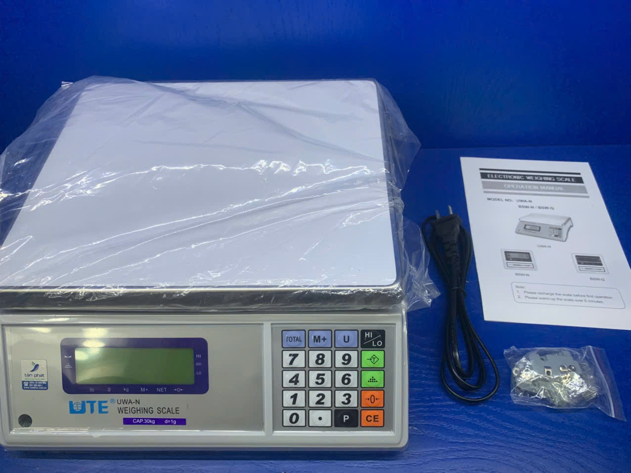 Cân điện tử UTE UWAN 30KG