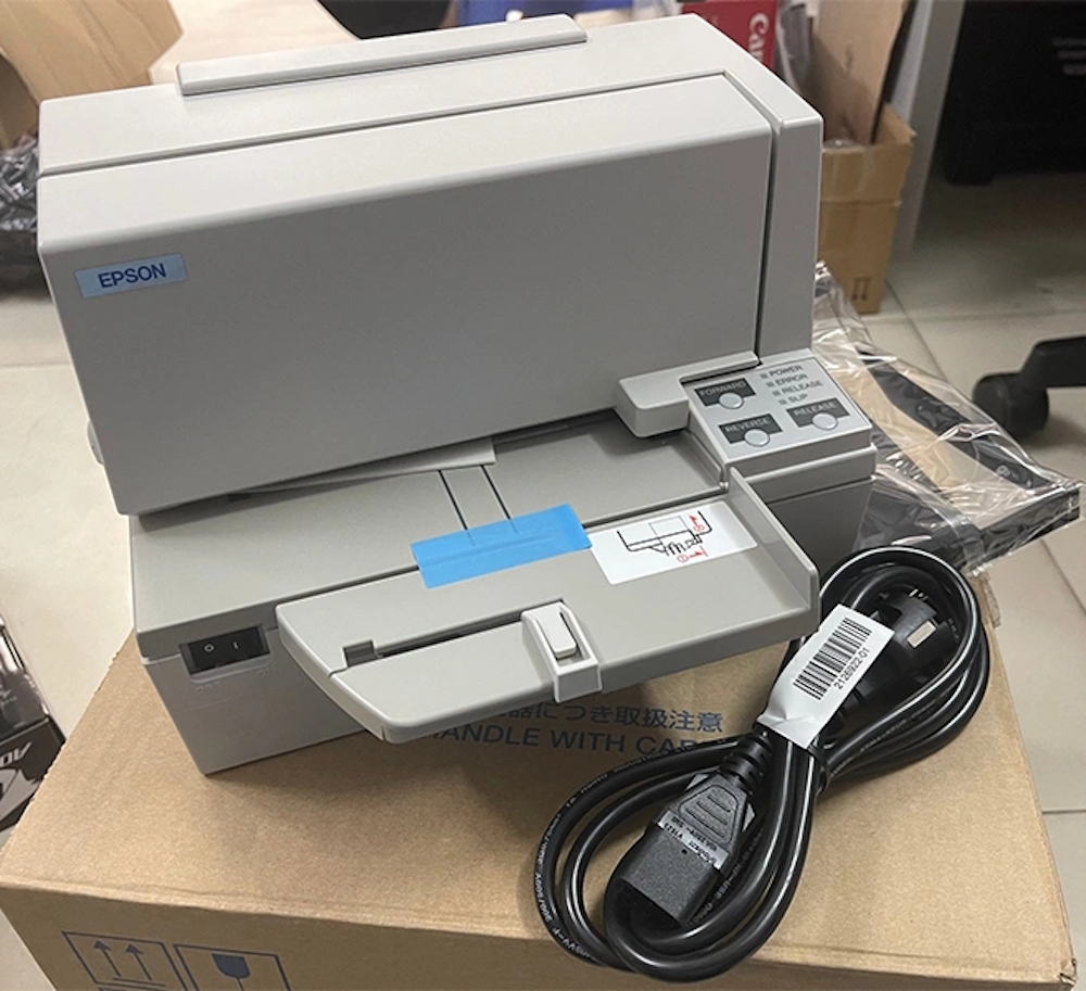 Máy in hóa đơn siêu thị EPSON TM-U590 cổng USB + RS232