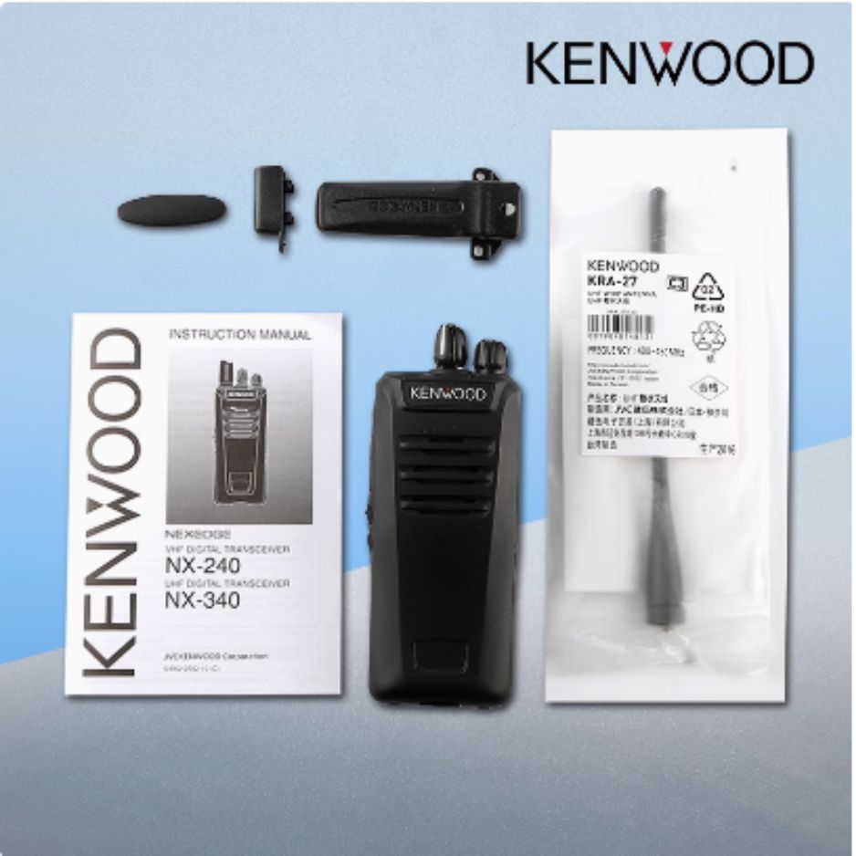 Bộ đàm Kenwood NX-340 IP66 (Công suất: 10W, Tần số UHF, dải tần 400-470Mhz, 16 kênh)