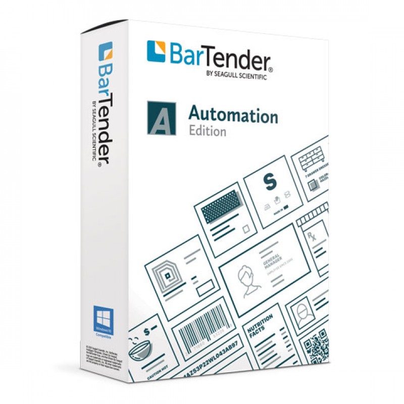 Phần mềm in tem BarTender Automation BTA-5: Application License + 5 Printers