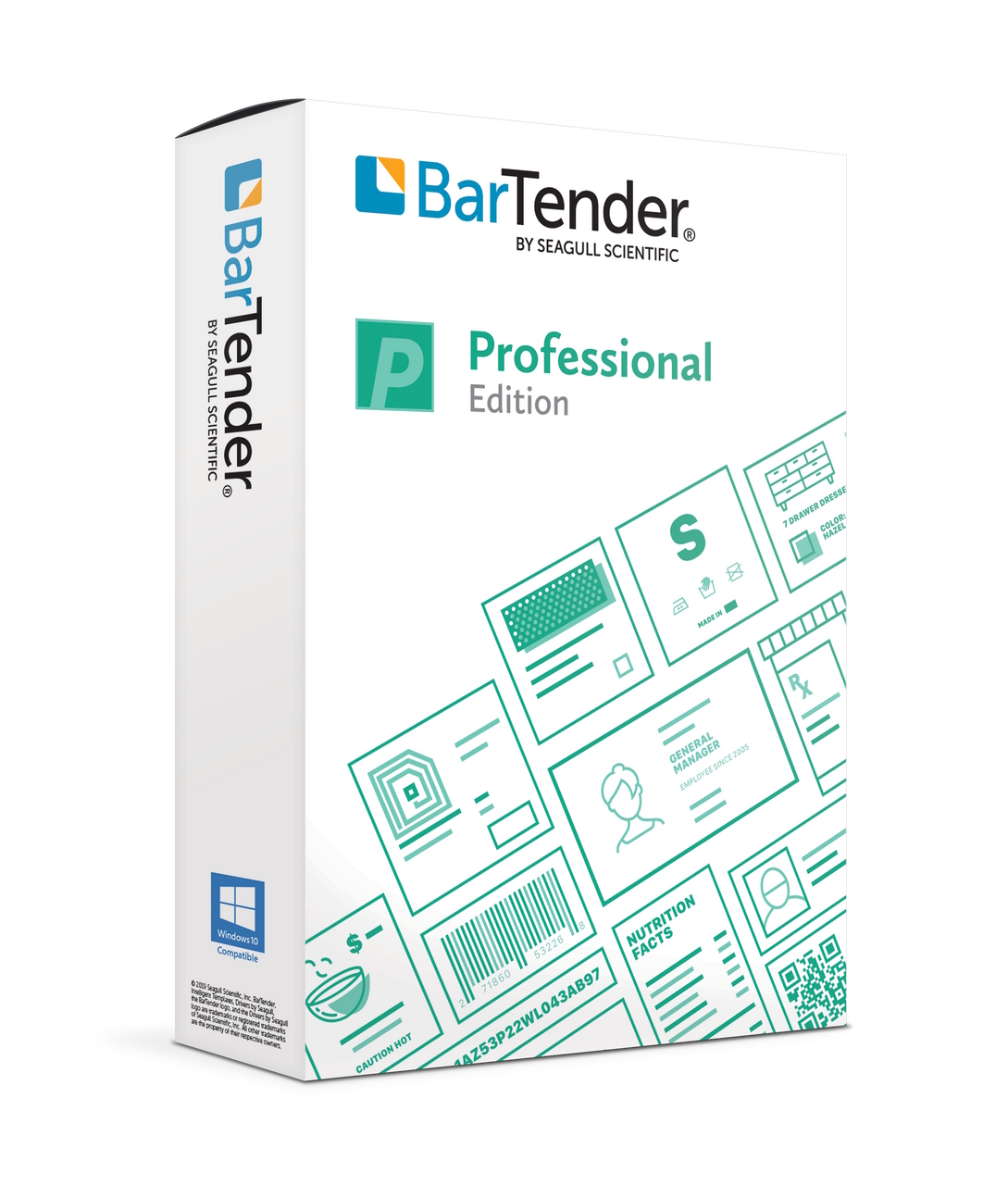 Phần mềm in nhãn BarTender Professional BTP-3-3YR - Application License (cho 3 máy in, cập nhật phiên bản + hỗ trợ miễn phí trong 3 năm)