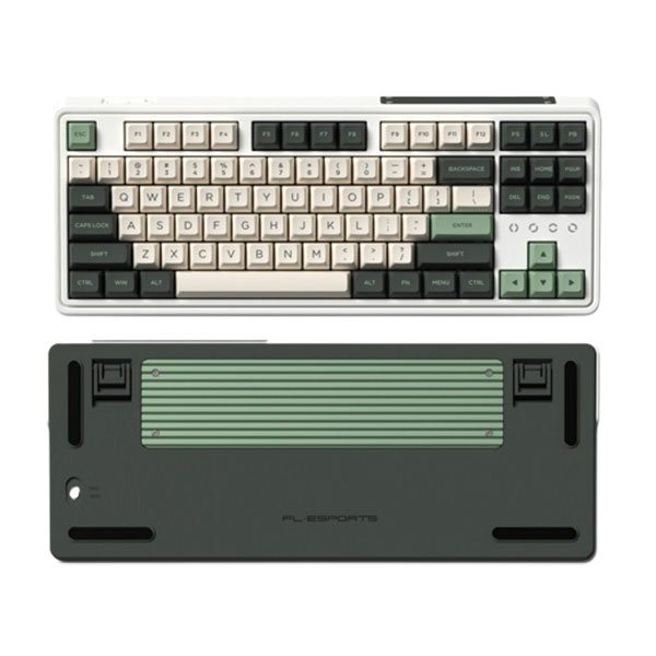 Bàn phím FL-Esports CMK87SAM 3 Mode Wireless Tropical Forest Kailh Box Tropical Forest switch