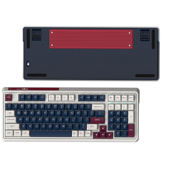 Bàn phím cơ FL-Esports CMK98SAM Metal Heart 3 Mode(Type-C, Bluetooth, 2.4G) Kailh BOX Coolmint