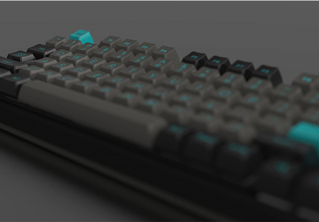 Bàn phím cơ FL-Esports CMK98SA Graphite Green Kailh Box Cool Mint switch