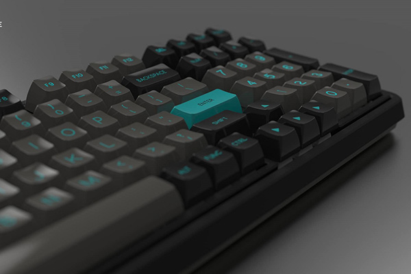 Bàn phím cơ FL-Esports CMK98SA Graphite Green Kailh Box Cool Mint switch