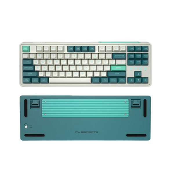 Bàn phím FL-Esports CMK87SAM Cool Mint Kailh BOX Red