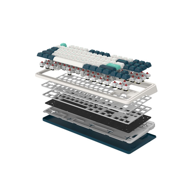 Bàn phím FL-Esports CMK87SAM Cool Mint Kailh BOX Red
