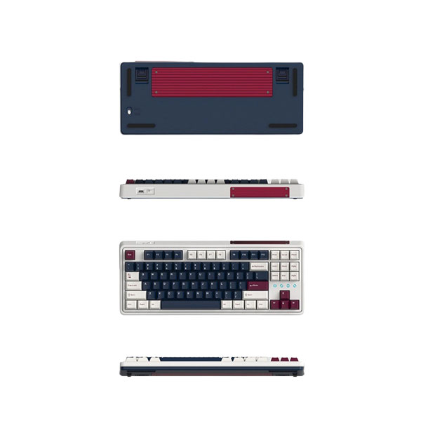 Bàn phím cơ FL-Esports CMK87CPM 3 Mode Wireless Metal Heart Kailh Box White switch