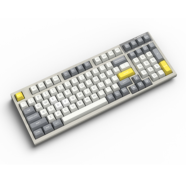 Bàn phím cơ FL-Esports FL980SAM Grey White Wireless Kailh Box White switch