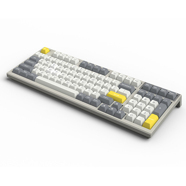 Bàn phím cơ FL-Esports FL980SAM Grey White Wireless Kailh Box White switch