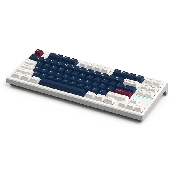 Bàn phím cơ FL-Esports FL750 Metal Heart 3 Mode Gasket Mount Gateron Pro White switch