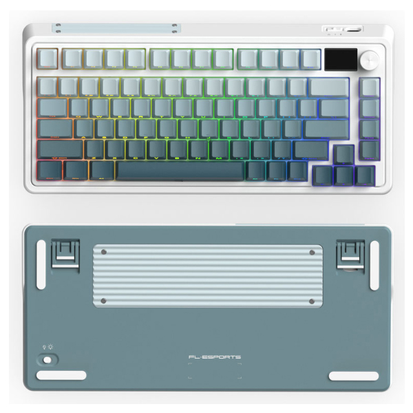Bàn phím cơ FL-Esports CMK75 OEM keycap Ultramarine(Gradient Blue) Kailh New BOX Marshmallow Switch