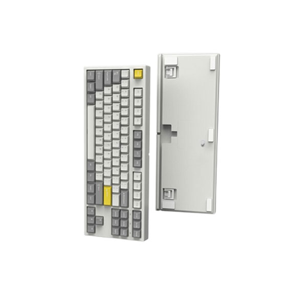 Bàn phím cơ FL-Esports GP87CP White Gray Gasket Mount Gateron Pro White switch