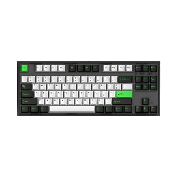 Bàn phím cơ FL-Esports GP87CP White Green Gasket Mount Kailh Box White switch