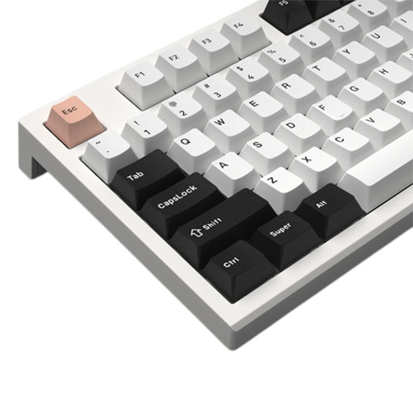 Bàn phím cơ FL-Esports FL750 White Olivia 3 Mode Gasket Mount Gateron Pro Yellow switch
