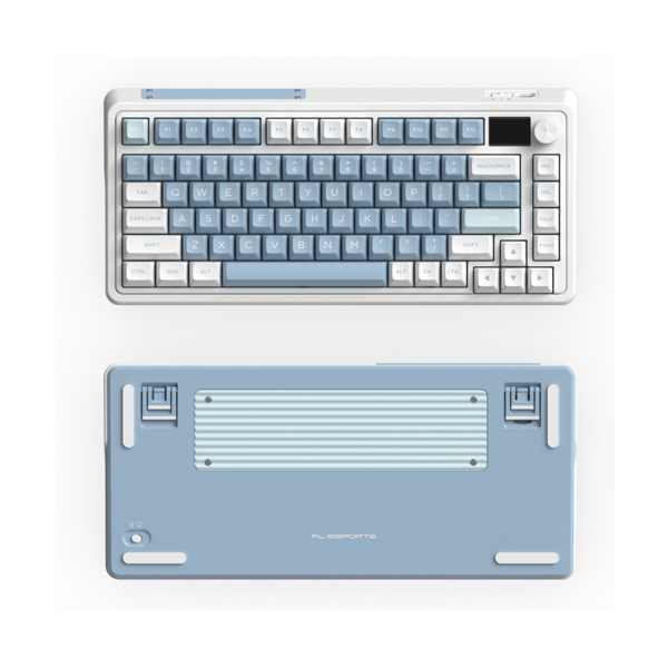 Bàn phím cơ FL-Esports CMK75 SAM Lake Placid Blue FLCMMK Ice Violet switch