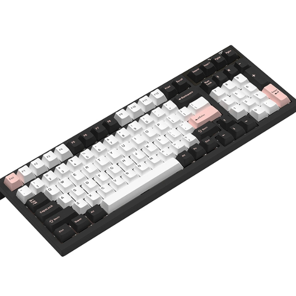 Bàn phím cơ FL-Esports FL100 CPM Black Carbon Body White Olivia Wireless FLCMMK Ice Violet switch