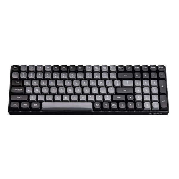 Bàn phím cơ E-DRA EK396W V2 3 Mode Wireless Gateron Blue switch