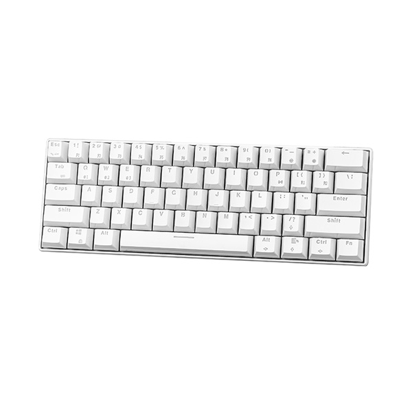Bàn phím cơ E-DRA EK361W v2 Bluetooth Blue Switch (White)