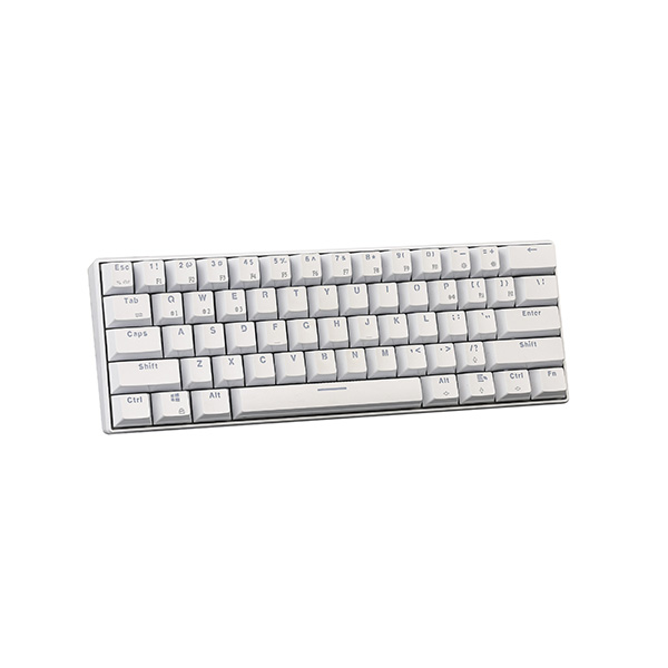 Bàn phím cơ E-DRA EK361W v2 Bluetooth Blue Switch (White)