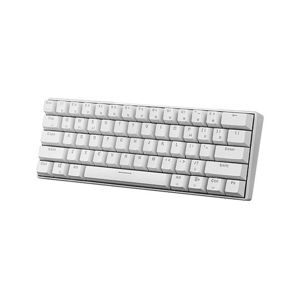 Bàn phím cơ E-DRA EK361W v2 Bluetooth Blue Switch (White)