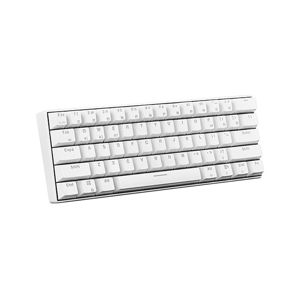 Bàn phím cơ E-DRA EK361W v2 Bluetooth Blue Switch (White)