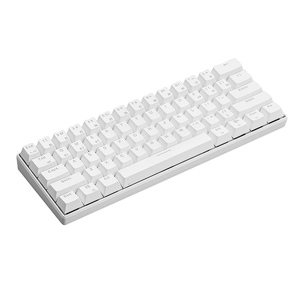Bàn phím cơ E-DRA EK361W v2 Bluetooth Red Switch (White)