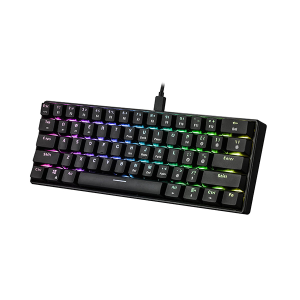 Bàn phím cơ E-DRA EK361W v2 Bluetooth Red Switch (Black)
