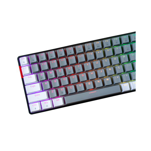 Bàn phím cơ E-DRA EK384 Triple Mode Wireless Alpha Red switch