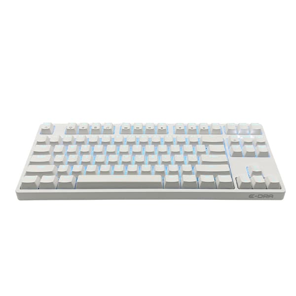 Bàn phím cơ E-DRA EK387L White Red switch