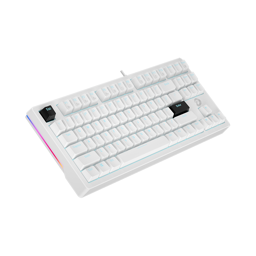 Bàn phím cơ Dareu EK87 V2 White Blue switch