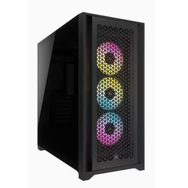 Vỏ máy tính Corsair ICUE 5000D RGB Airflow CC-9011242-WW (Mid Tower/ Đen)