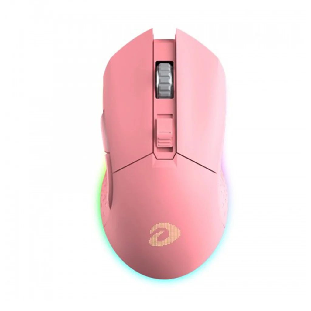 Chuột DareU EM901 RGB Wireless White
