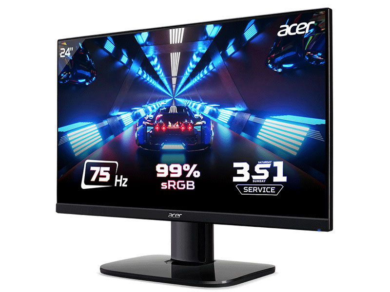 Màn hình LCD ACER 23.8&quot; KA242Y A (1920 x 1080/VA/75Hz/1 ms)