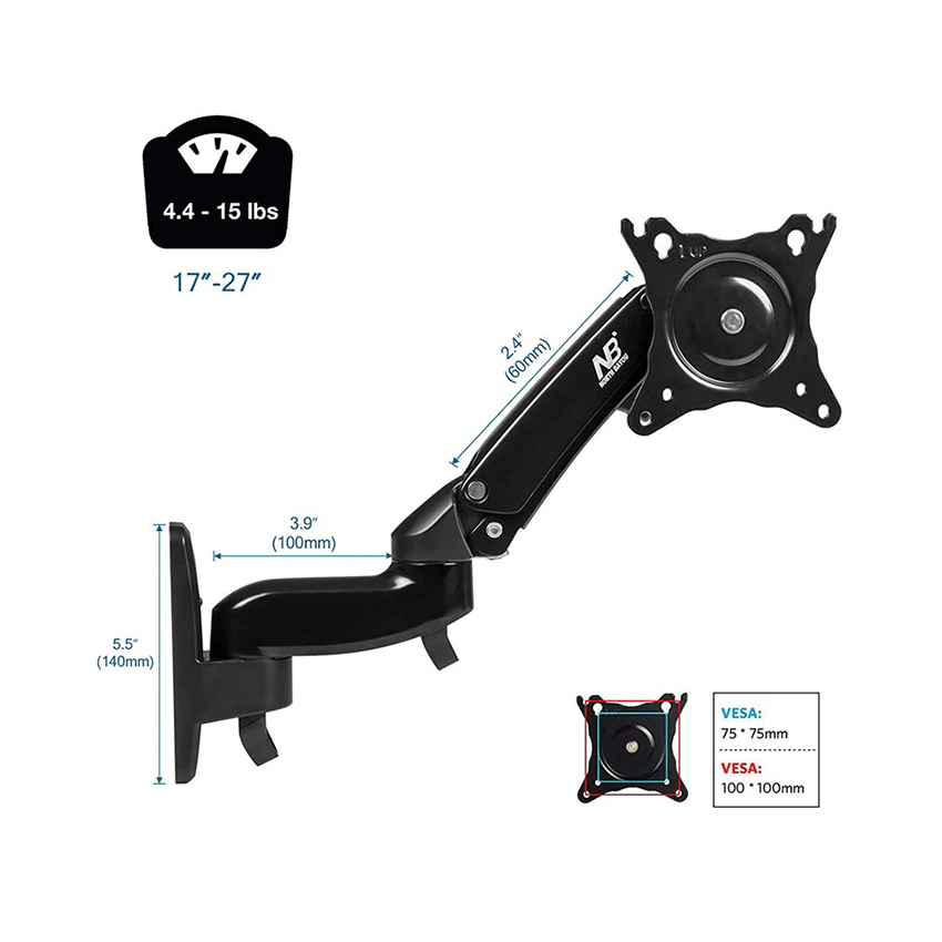 Giá treo màn máy tính North Bayou F150 (17 INCH - 27 INCH)