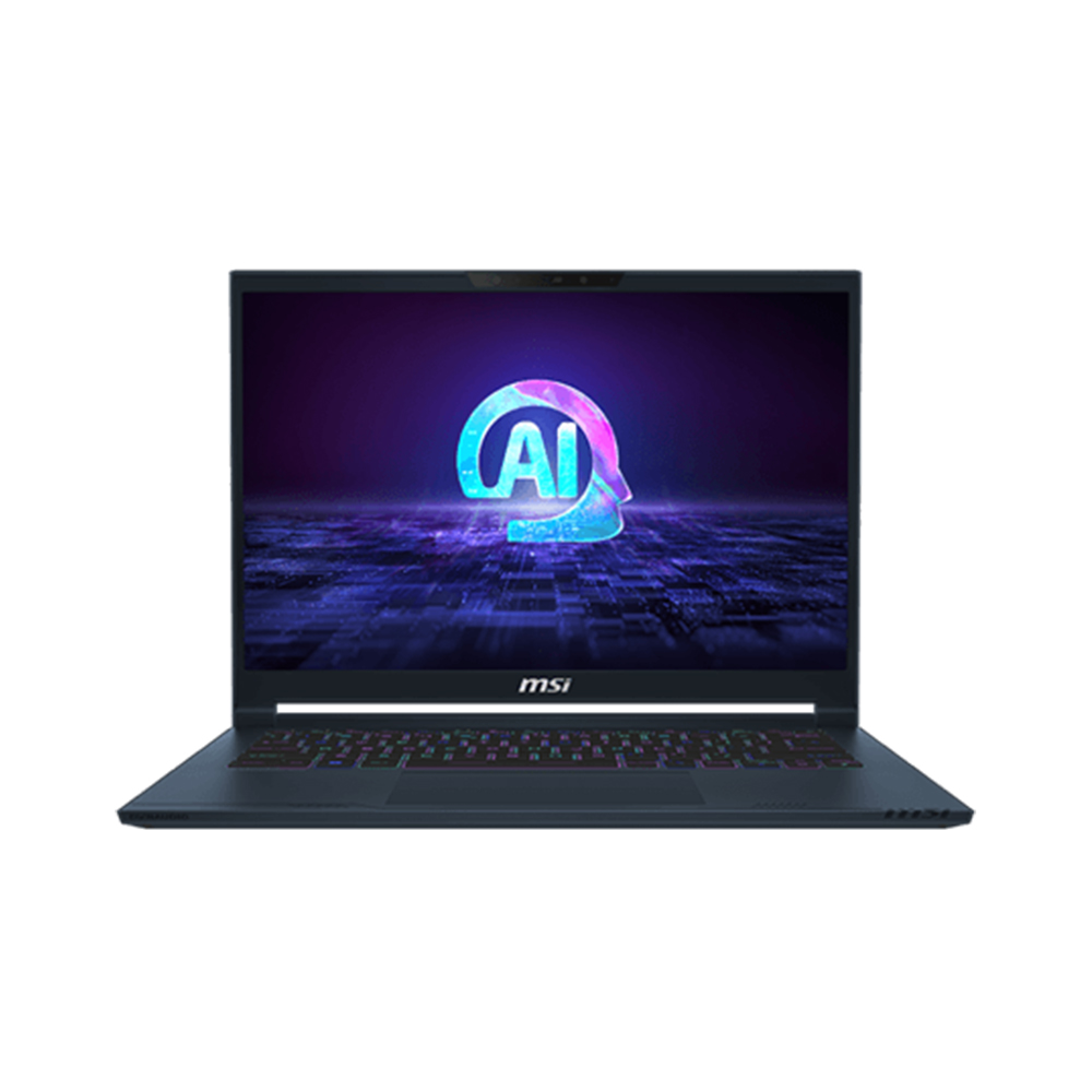 Laptop MSI Stealth 14 AI Studio A1VFG-085VN (Core Ultra 7 155H | 16GB*2 | 1TB | RTX 4060 8GB | 14inch 2.8K OLED | 120Hz | Win11 | Đen)
